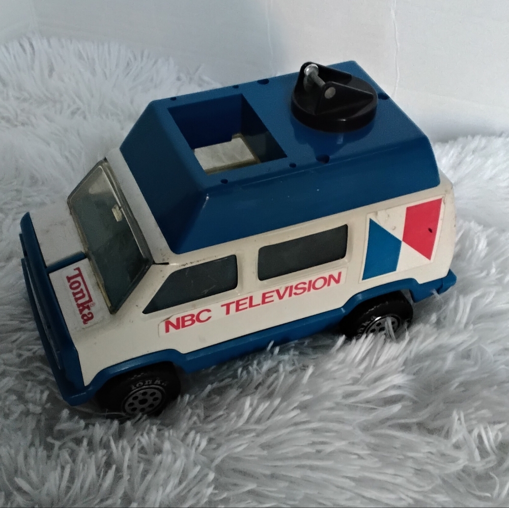 Vintage Tonka NBC Television Small News Van Truck